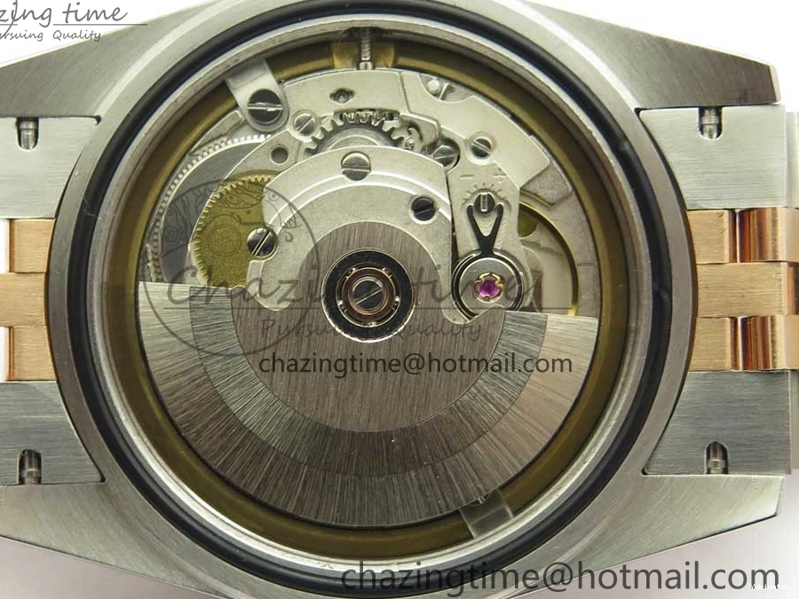 Jubilee RG Dial RG GMF SS 904 Wrapped on RG A2836 Roman Bracelet SS 36mm DateJust Wrapped 116231 0323